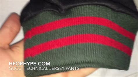 h for hype gucci|H for Hype Gucci Technical Jersey Pants Honest Review.